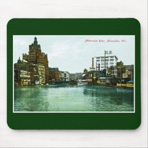Milwaukee River, Milwaukee, Wisconsin Mouse Pad