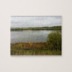 Milwaukee River, West Bend, Wisconsin Jigsaw Puzzle