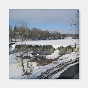 Milwaukee River, West Bend, Wisconsin Magnet