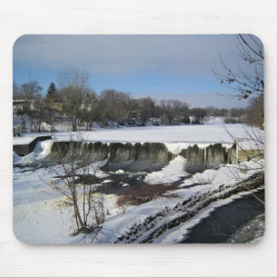 Milwaukee River, West Bend, Wisconsin Mouse Pad