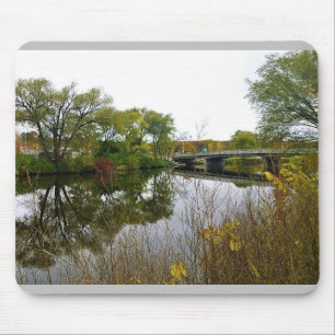 Milwaukee River, West Bend, Wisconsin Mouse Pad