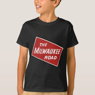 Milwaukee Road Railway Sign 2 T-Shirt