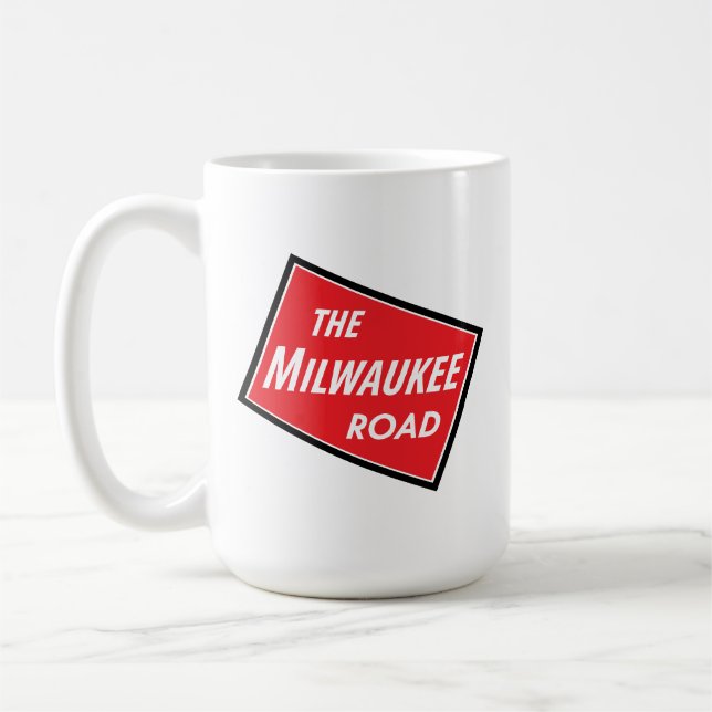 Milwaukee Road Train Mug (Left)