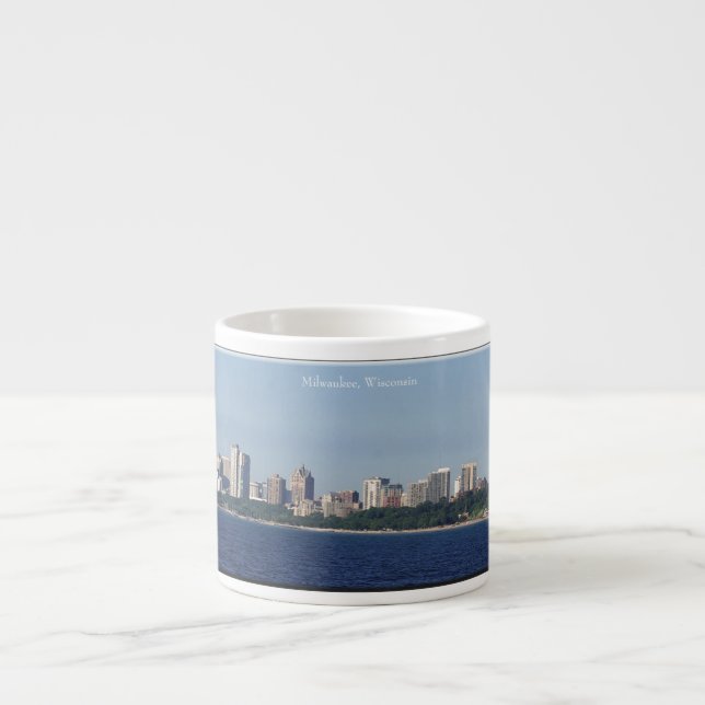 Milwaukee Skyline espresso mug (Front)