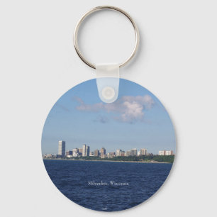 Milwaukee Skyline key chain