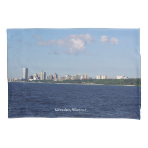 Milwaukee Skyline pillow case