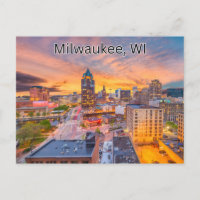 Milwaukee WI Postcard Travel