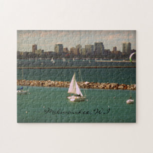 Milwaukee, WI Skyline Jigsaw Puzzle