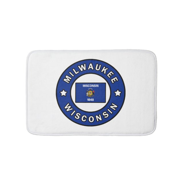 Milwaukee Wisconsin Bath Mat (Front)