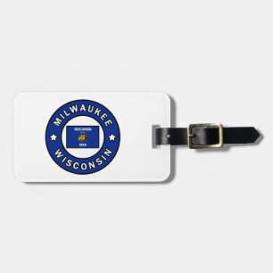 Milwaukee Wisconsin Luggage Tag