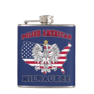 Milwaukee Wisconsin Polish Hip Flask