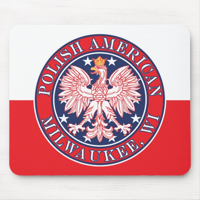Milwaukee Wisconsin Polish Mouse Pad (Front)