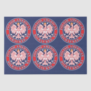 Milwaukee Wisconsin Polish Tissue Paper