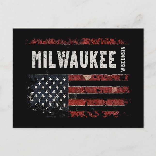 Milwaukee Wisconsin Postcard (Front)