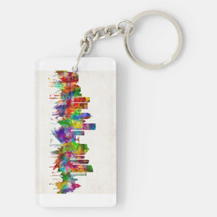 Milwaukee Wisconsin skyline Key Ring