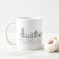 Milwaukee, Wisconsin Stylised Skyline