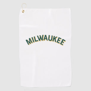Milwaukee, Wisconsin Vintage Arch Golf Towel