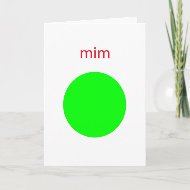 mim card (Front)