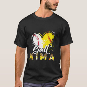 Mima of Both Baseball Softball Sport Matching Fami T-Shirt