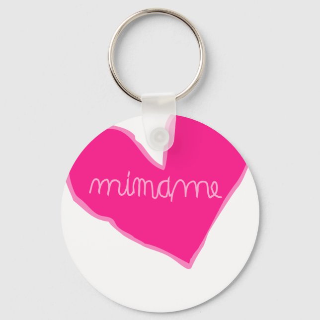 mimame pink key ring (Front)