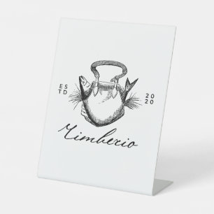 Mimberio Pedestal Sign