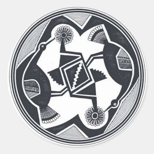 Mimbres Birds sticker (Front)