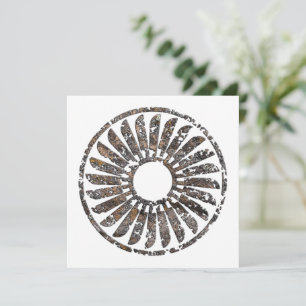 Mimbres Pottery Design Holiday Card