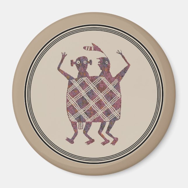 Mimbres Pottery Design Magnet (Front)