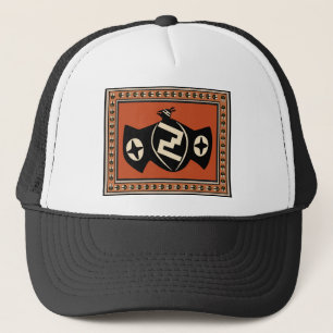 Mimbres Tribal Bat Trucker Hat