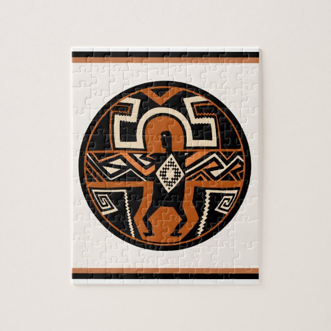 Mimbres Warrior Jigsaw Puzzle (Vertical)