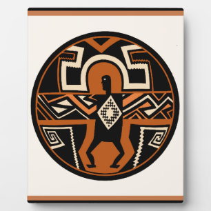 Mimbres Warrior Plaque