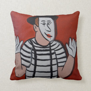 Mime 16 x 16 Square Pillow