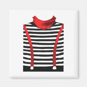 Mime Artist Performer Arts Halloween Costume Cospl Magnet