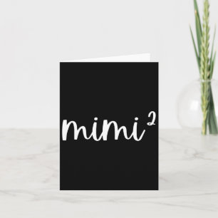 Mimi2 Mimi Squared Times Two Twins 2nd Power New S Card