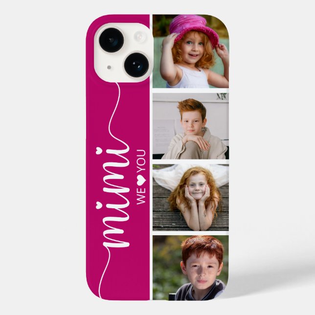 Mimi 4 Photo Case-Mate iPhone Case (Back)