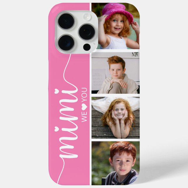 Mimi 4 Photo Case-Mate iPhone Case (Back)
