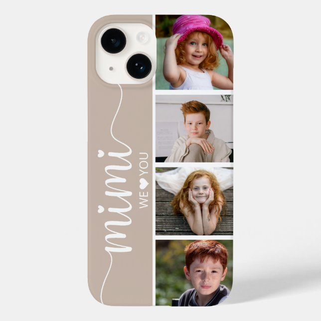 Mimi 4 Photo Case-Mate iPhone Case (Back)