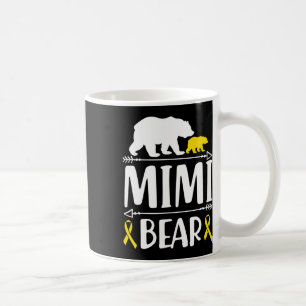 Mimi Bear Childhood Cancer Awareness Gift Mum Of A Coffee Mug