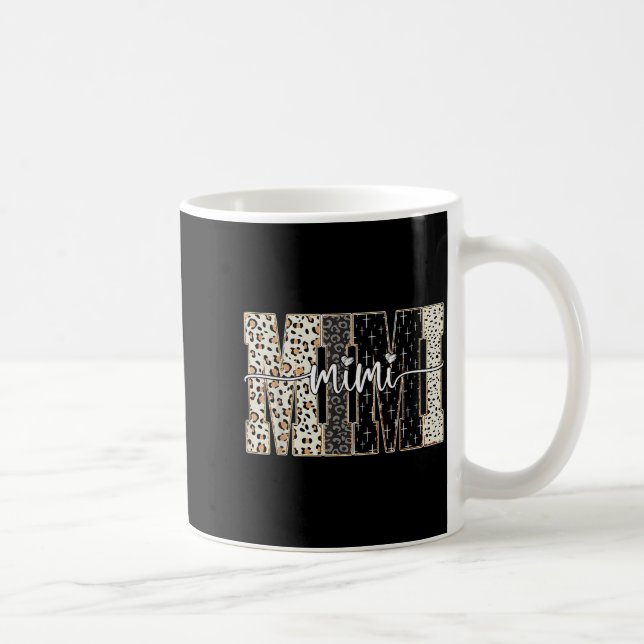 Mimi Bible Leopard Cross Faith And Love Christian  Coffee Mug (Right)