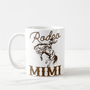 Mimi Birthday Cowboy Cowgirl Western Rodeo Grandma Coffee Mug