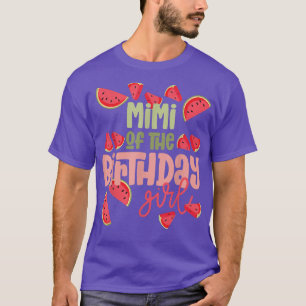 Mimi Birthday One in a Melon Watermelon Birthday G T-Shirt