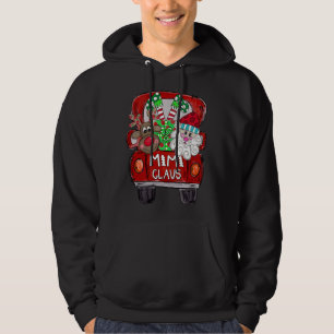 Mimi Claus Christmas - Reindeer and Santa Claus Hoodie