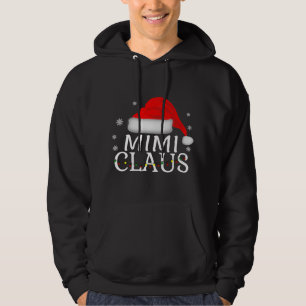 Mimi Claus Funny Christmas Matching Grandmother Hoodie