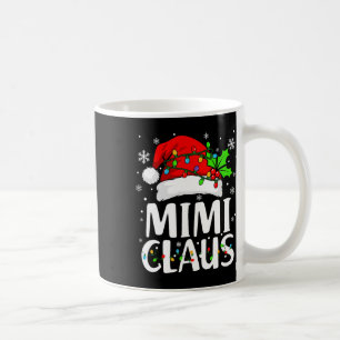 Mimi Claus Shirt Christmas Lights Pajama Family Ma Coffee Mug