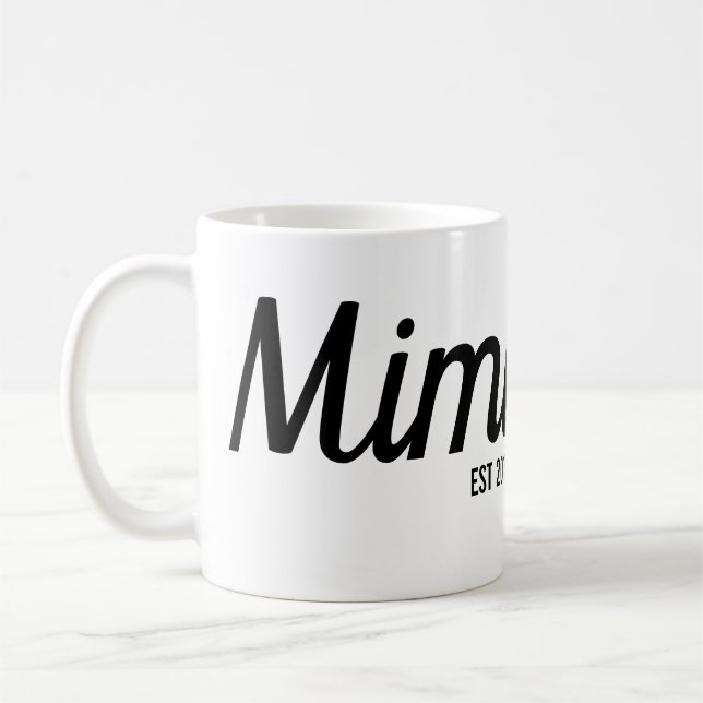 Mimi Custom New Grandma Mug (Left)