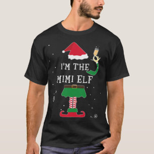 Mimi Elf Christmas Pyjamas Elves Gifts T-Shirt