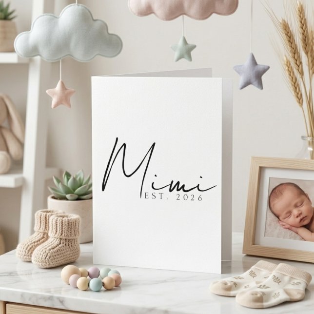 Mimi EST Year Announcement Elegant Script Design (Creator Uploaded)