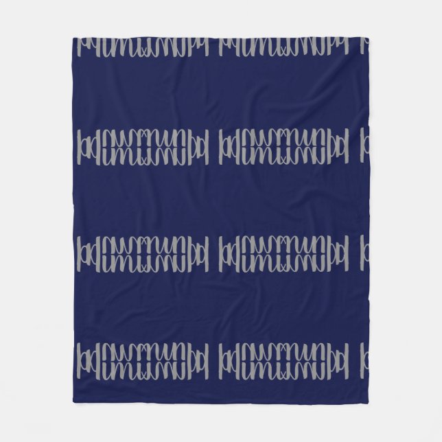 "Mimi" Fleece Blanket (Front)