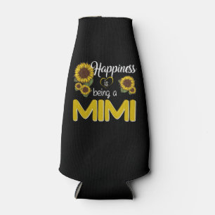 Mimi Gift Happiness Is Being A MiMi Sunflower Bottle Cooler