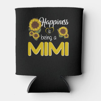 Mimi Gift | Happiness Is Being A MiMi Sunflower Can Cooler